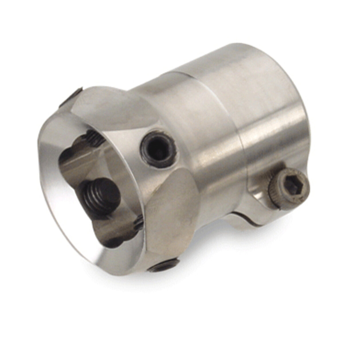 30mm Pylon Tube Clamp with Pyramid Receiver - Stainless Steel