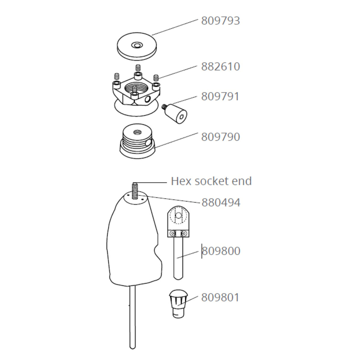 4-Hole Fabrication Kit for Thermoforming