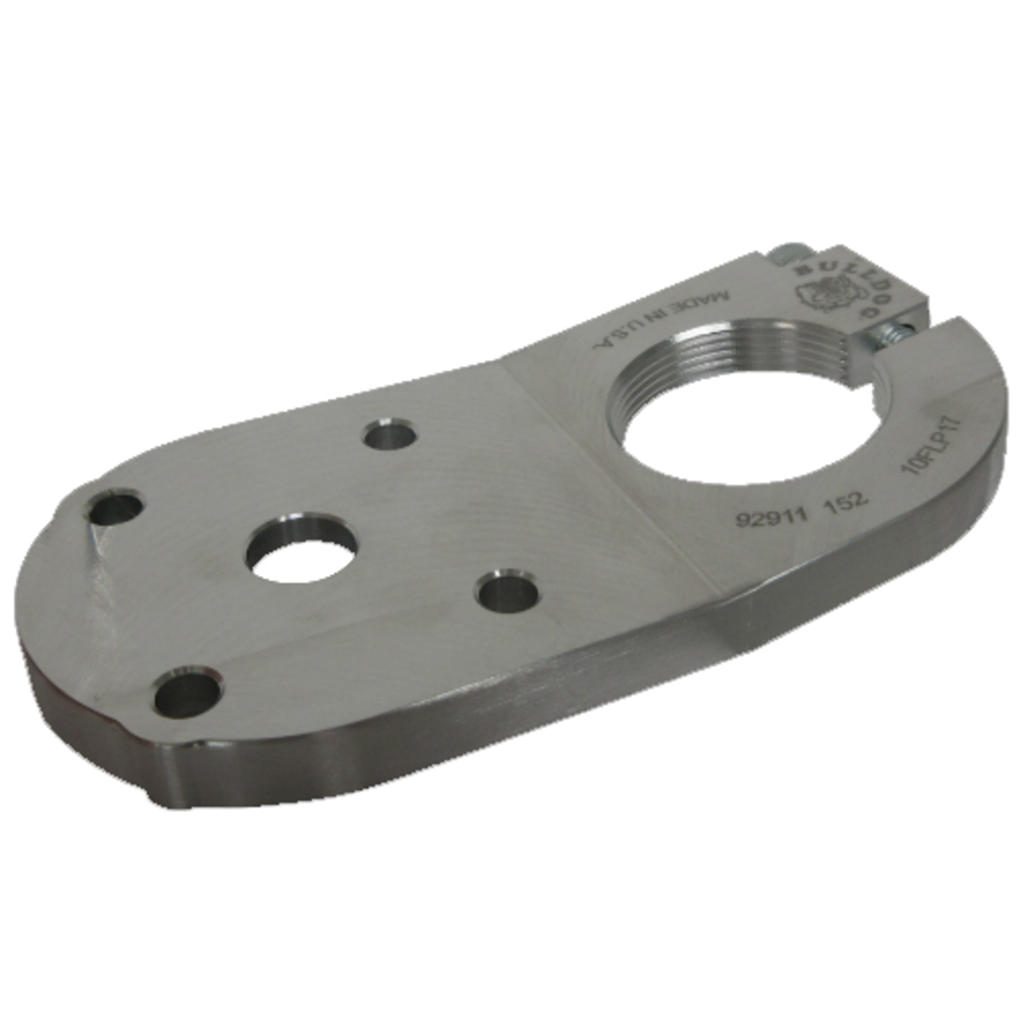 2.4in Offset Threaded Flexion Plate - Aluminum