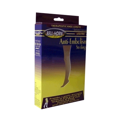 Bell-Horn Open Toe Anti-Embolism Knee Stocking 18 mmHg