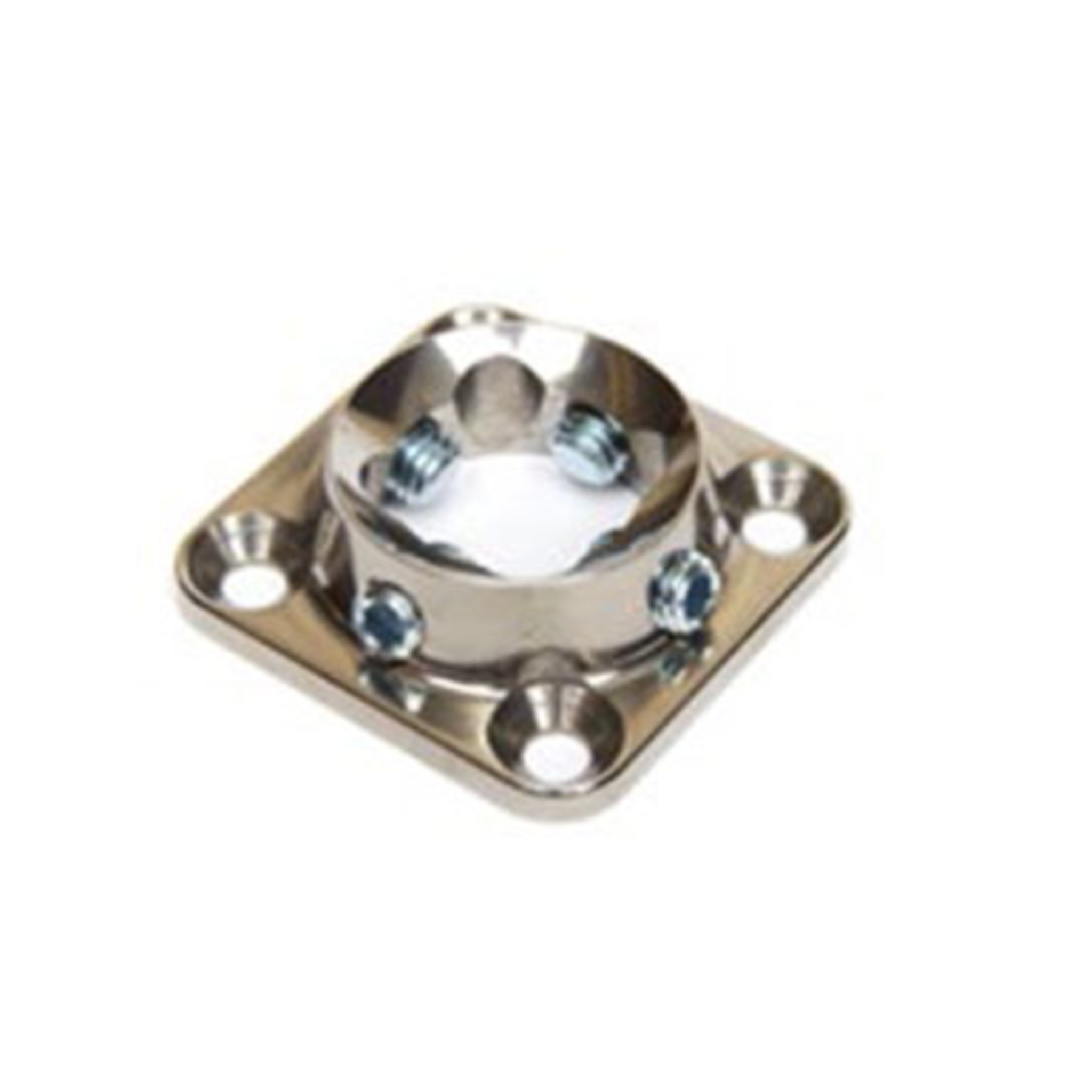 4-Hole Connector Receiver - Stainless Steel