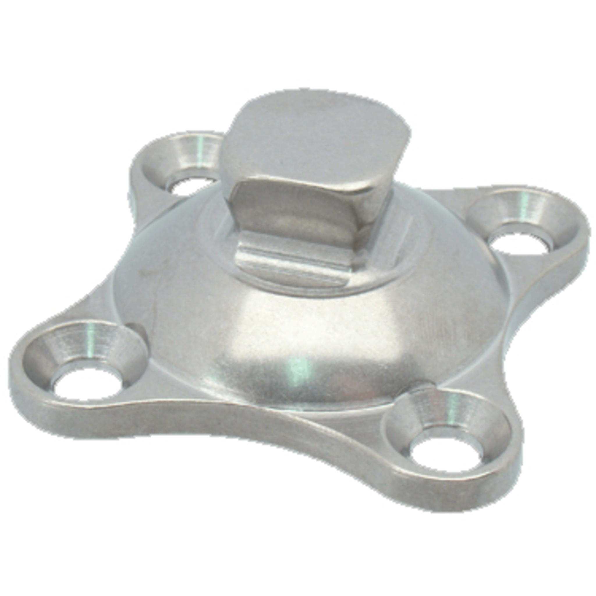 4-Hole Connector without Pyramid Hole - Titanium