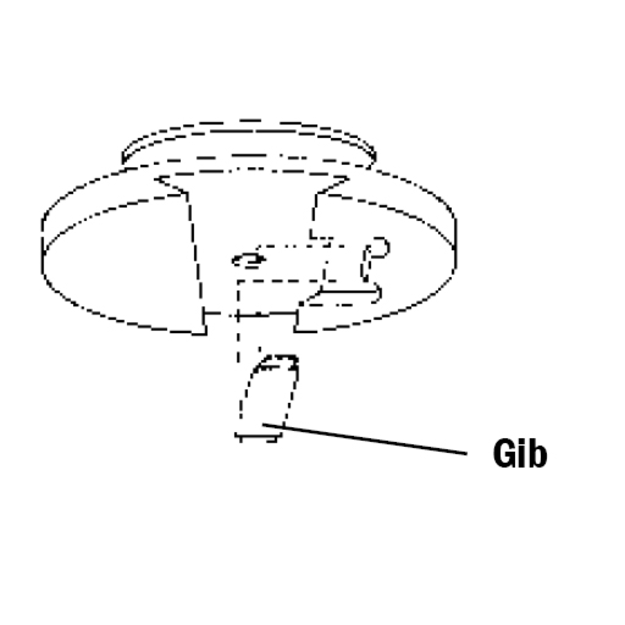 A-P/M-L Slide Unit, Gib - Hardened Steel