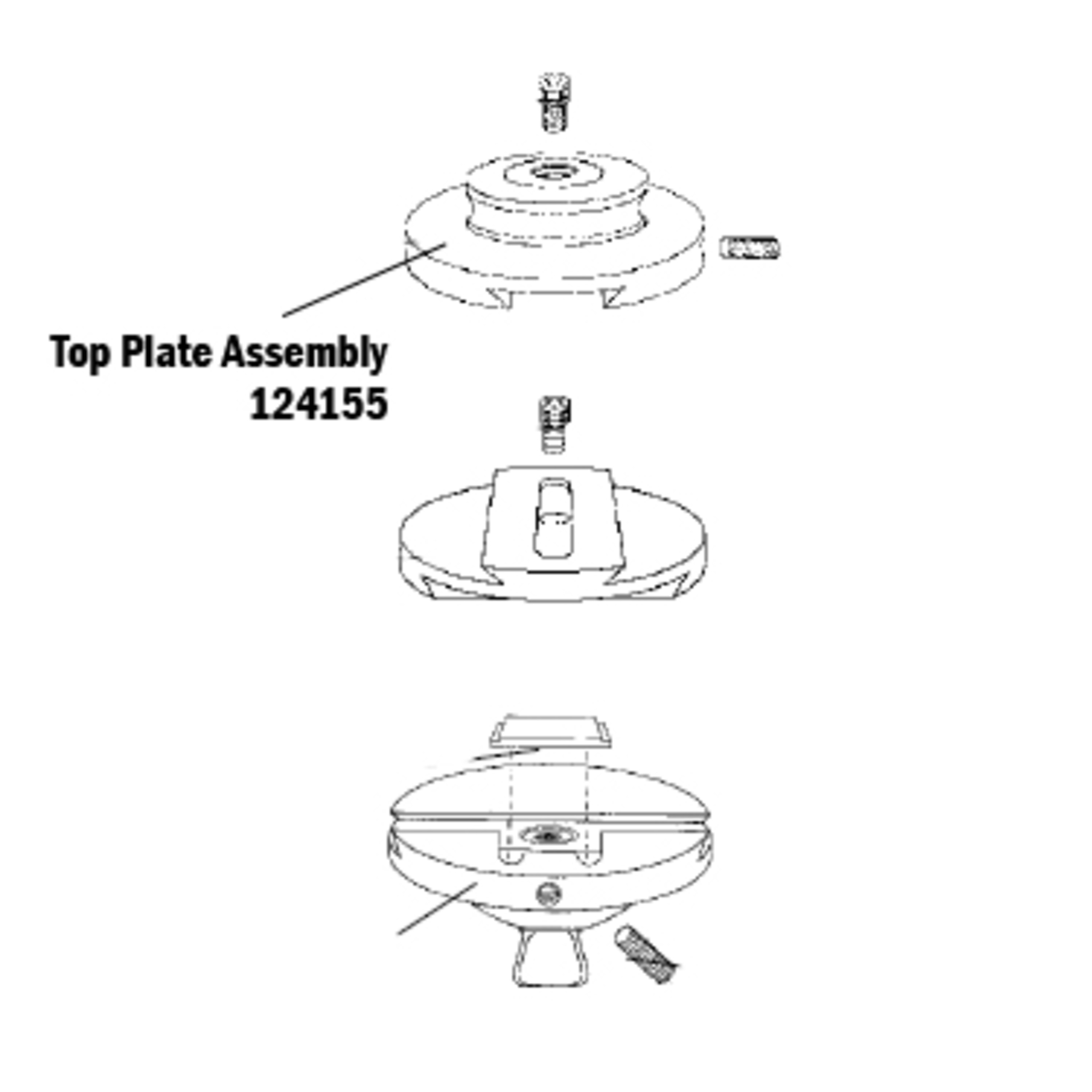 A-P/M-L Slide Unit, Top Plate Assembly
