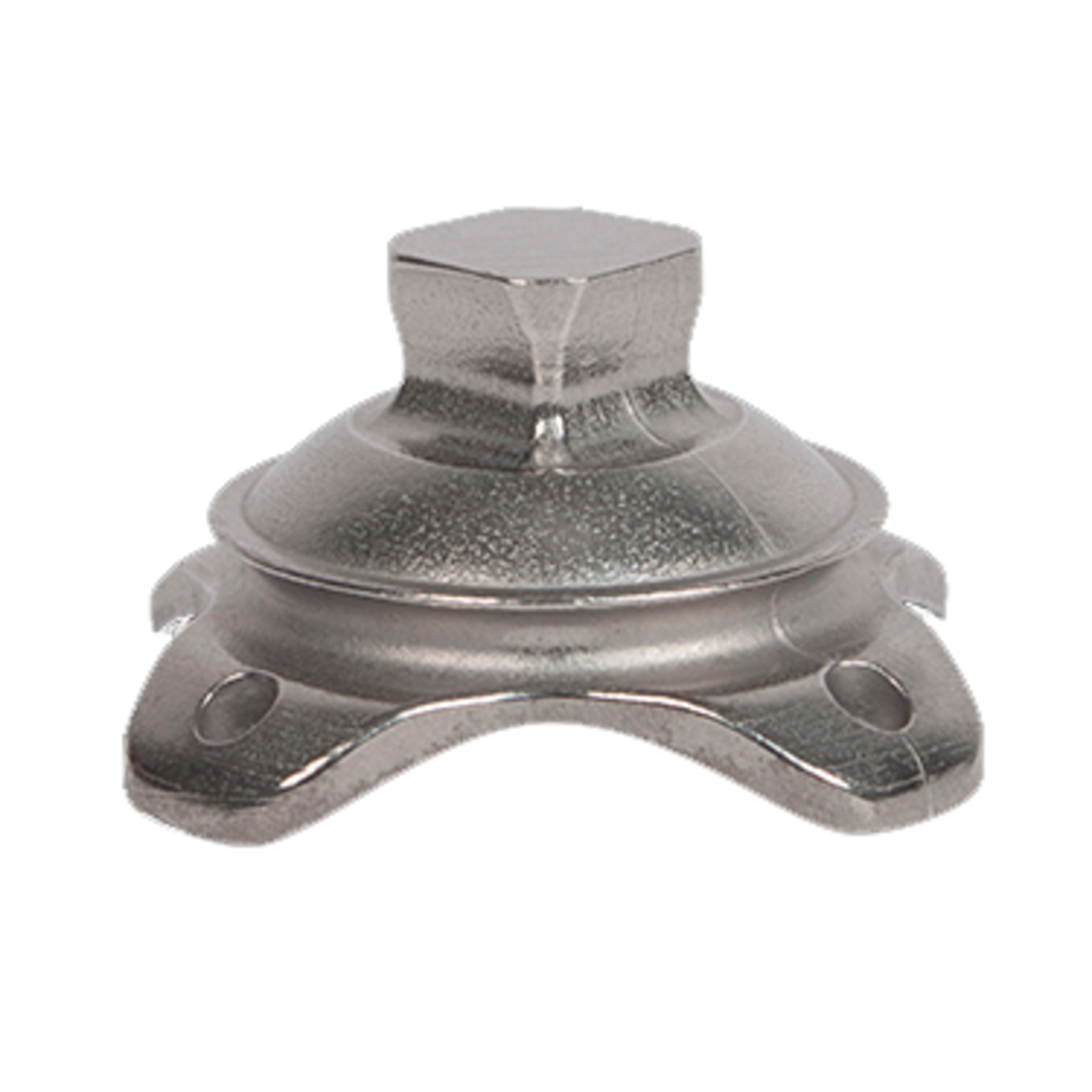 4-Prong BK Adapter with Pyramid - Stainless Steel
