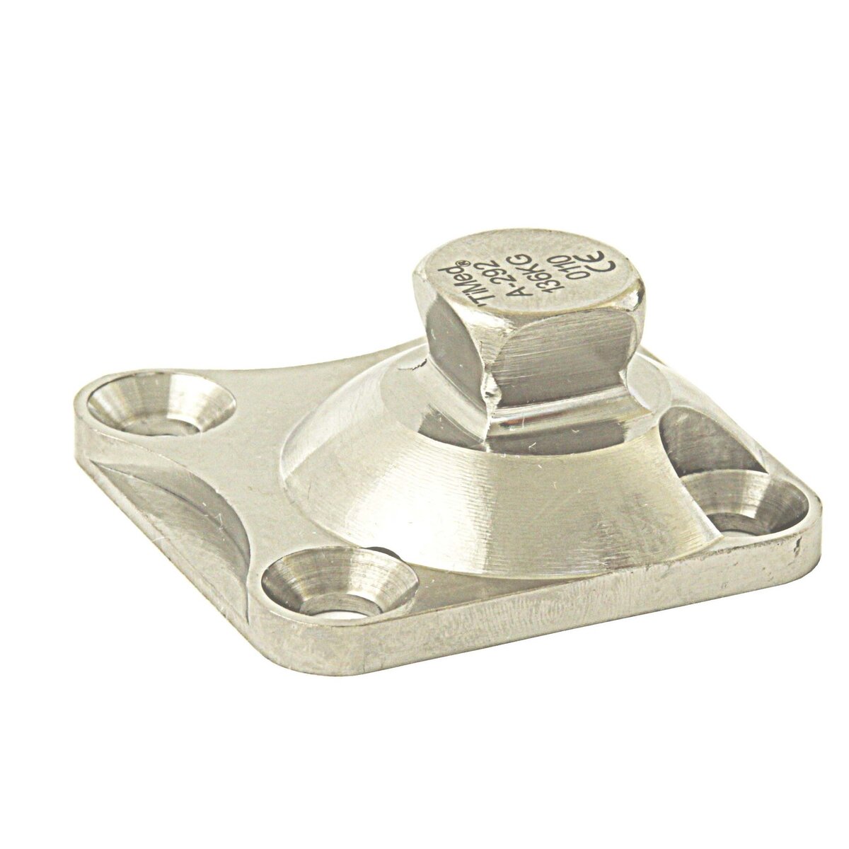 4-Hole Offset Connect with Pyramid - Titanium