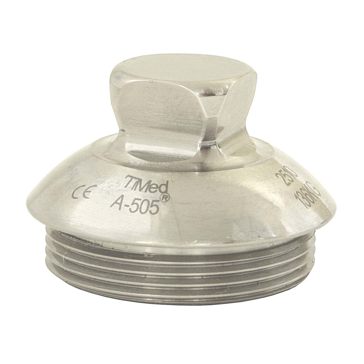 Rotating Threaded Pyramid - Titanium