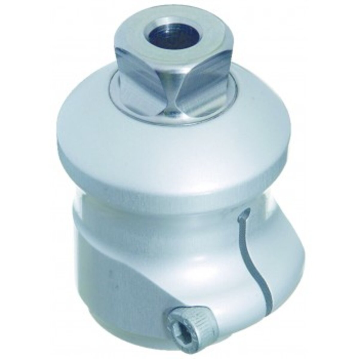 30mm Aluminum Male Pyramid Tube Clamp with Stainless Steel Insert