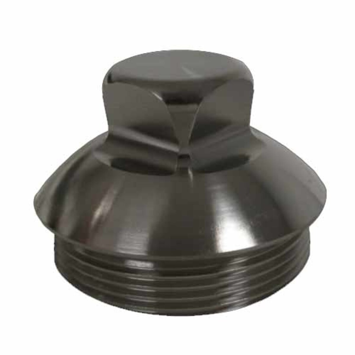 Threaded Male Pyramid - Titanium