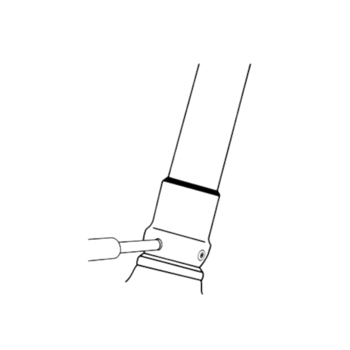 Aluminum Tube with Aluminum Adapter