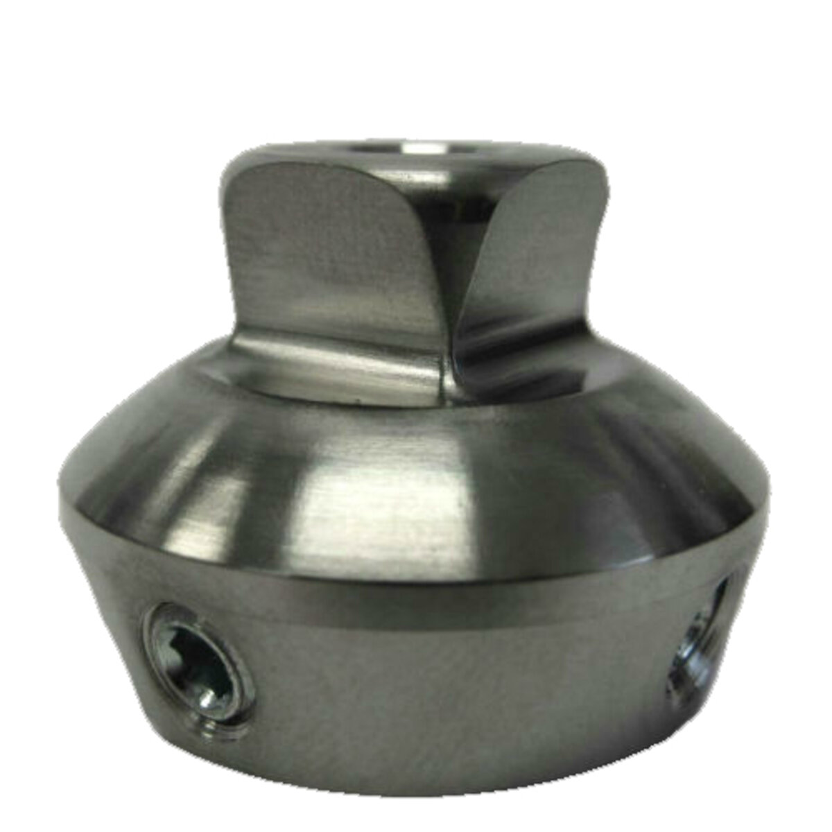 Pediatric Male Pyramid to Female Receiver - Stainless Steel