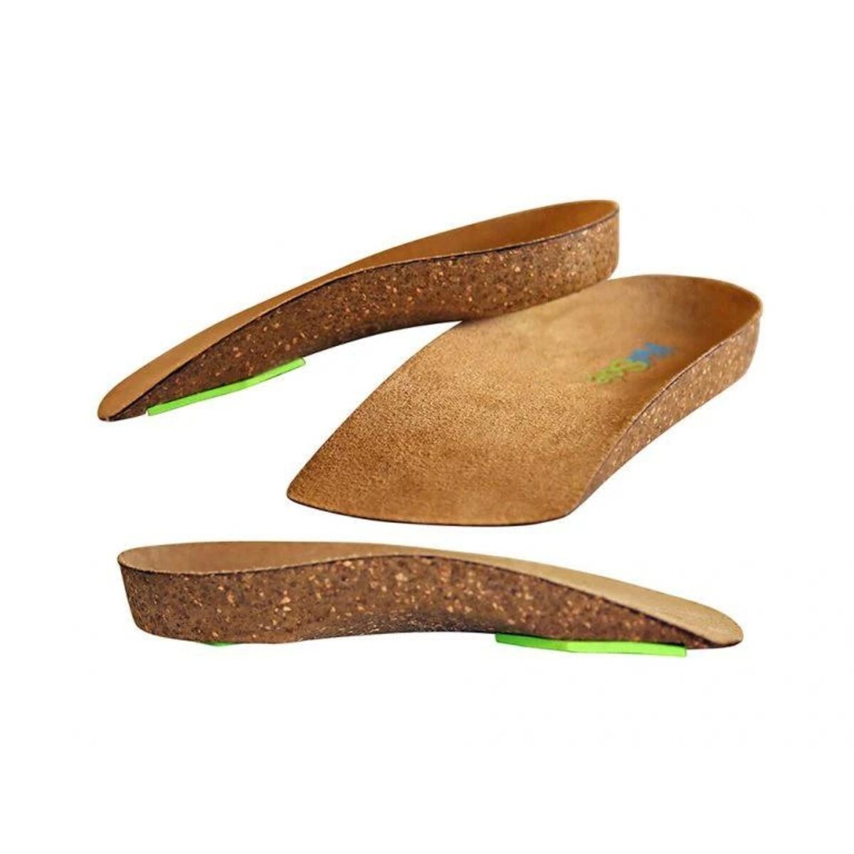 ¾ Length Cork Neon Shield Arch Support Insole