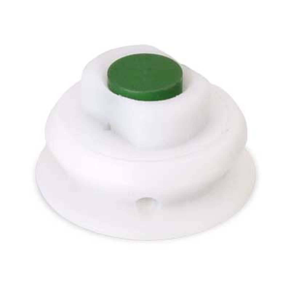 Valve à expulsion manuelle Green Dot SFS, réceptacle en plastique