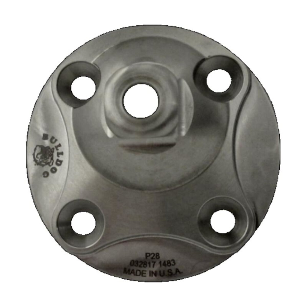 Pyramide ronde à 4 trous avec décalage de 10 mm – Titane