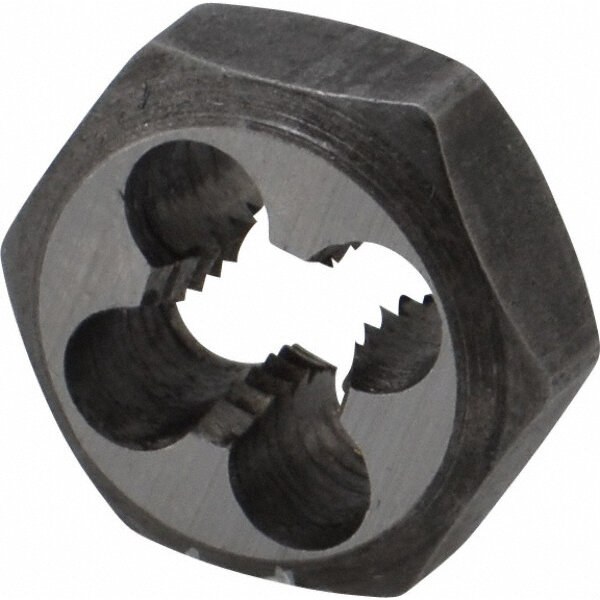 MSC Interstate M6x1.00 Metric Coarse Thread, 19/32" Hex, Right Hand Thread, Hex Rethreading Die