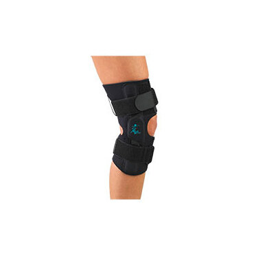Medical Specialties Gripper (TM) 12" ROM Hinge Knee Brace with Neoprene