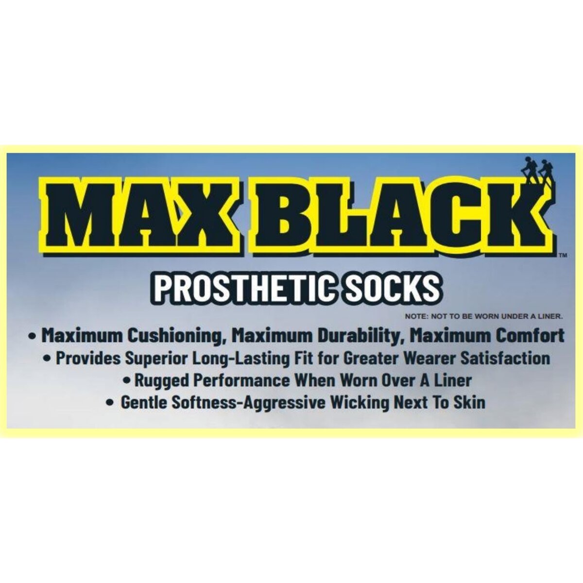 Max Black Prosthetic Sock Kit