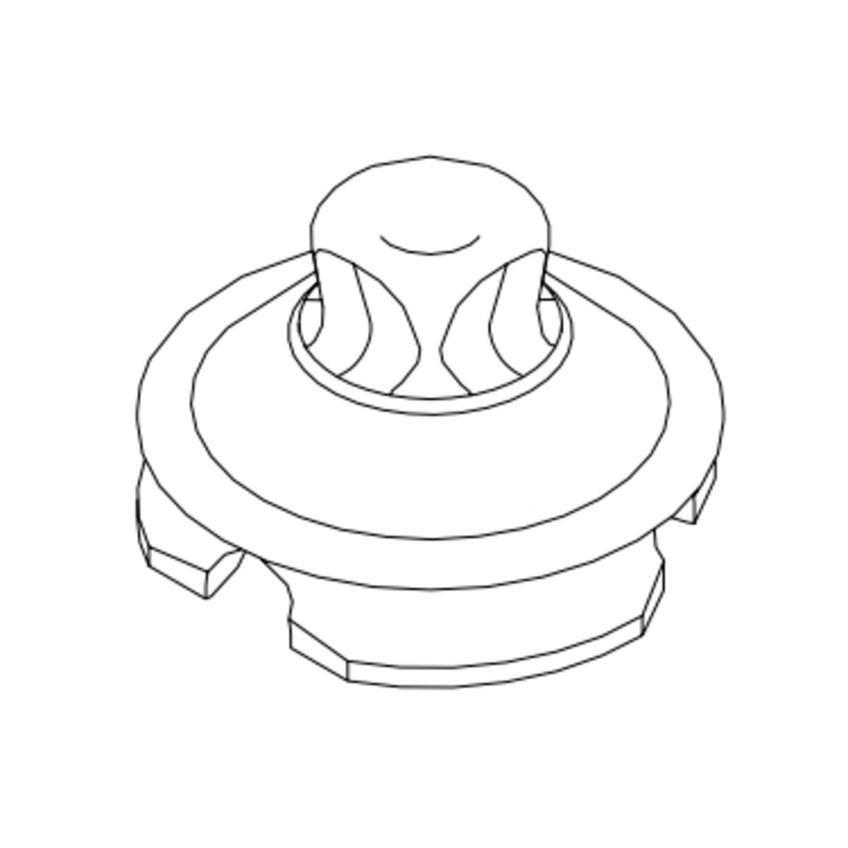 Icelock® 673 Stainless Steel Male Pyramid