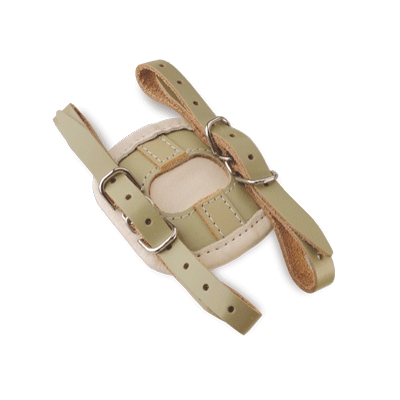 Premium Leather Knee Pad with Soft Center