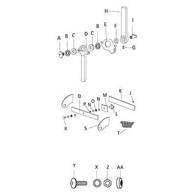 Fillauer Medium Rocker Bar RGO Assembly without Abduction