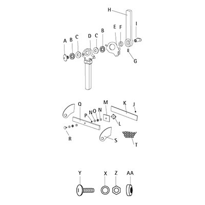 Fillauer Medium Rocker Bar RGO Assembly with Abduction