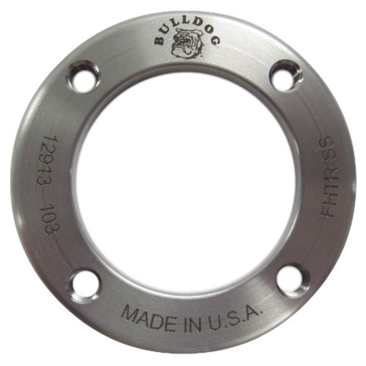 Plaque de fixation 5 mm à 4 trous filetés, en titane