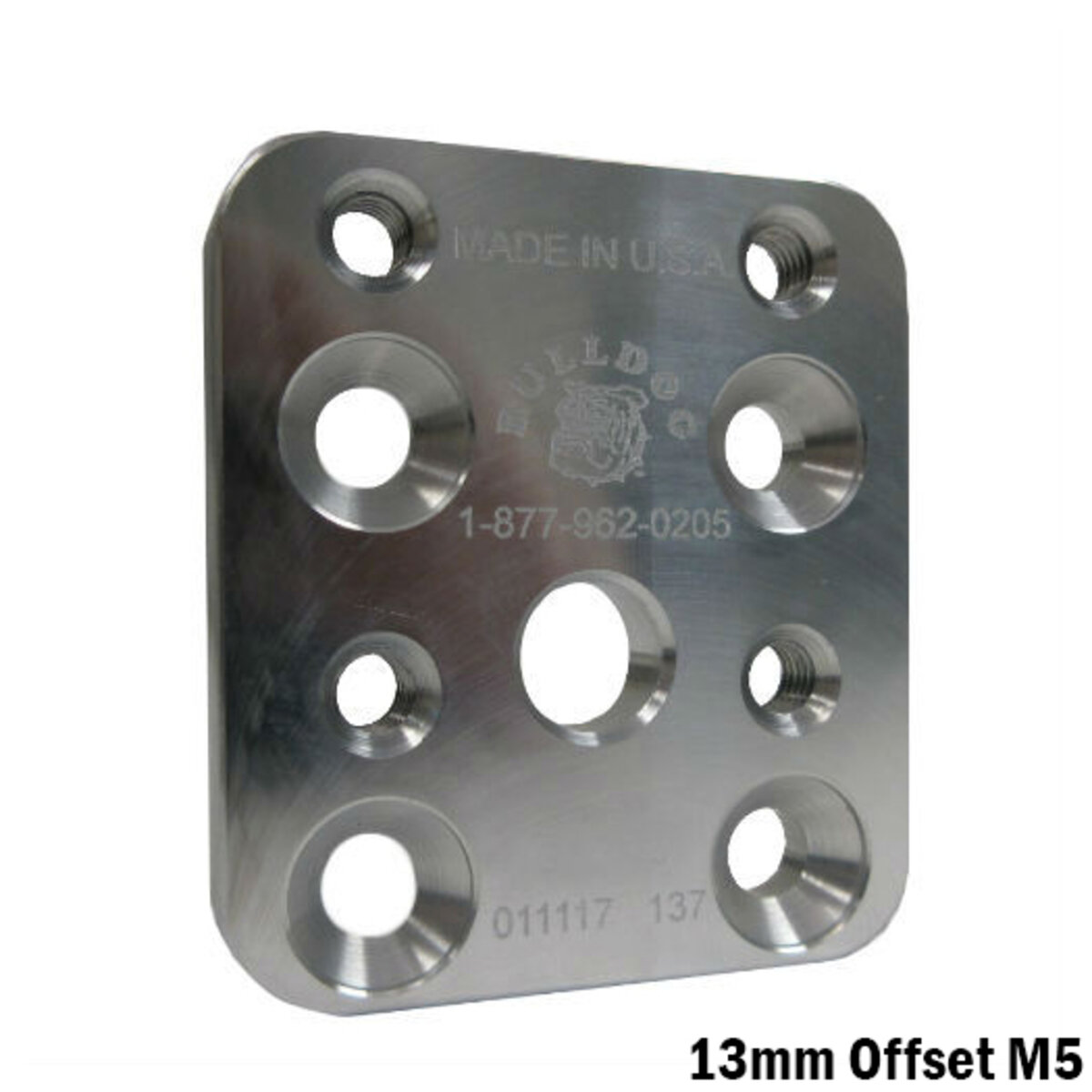 Pediatric Offset Plate - Aluminum