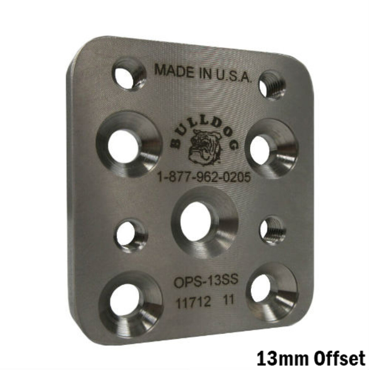 Pediatric Offset Plate - Stainless Steel