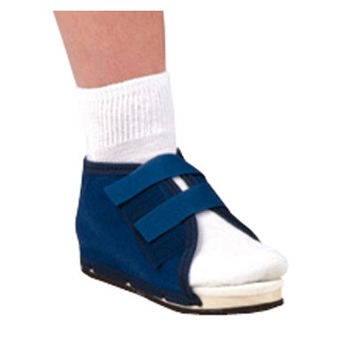 DeRoyal® Canvas Wooden Post-Op Shoe