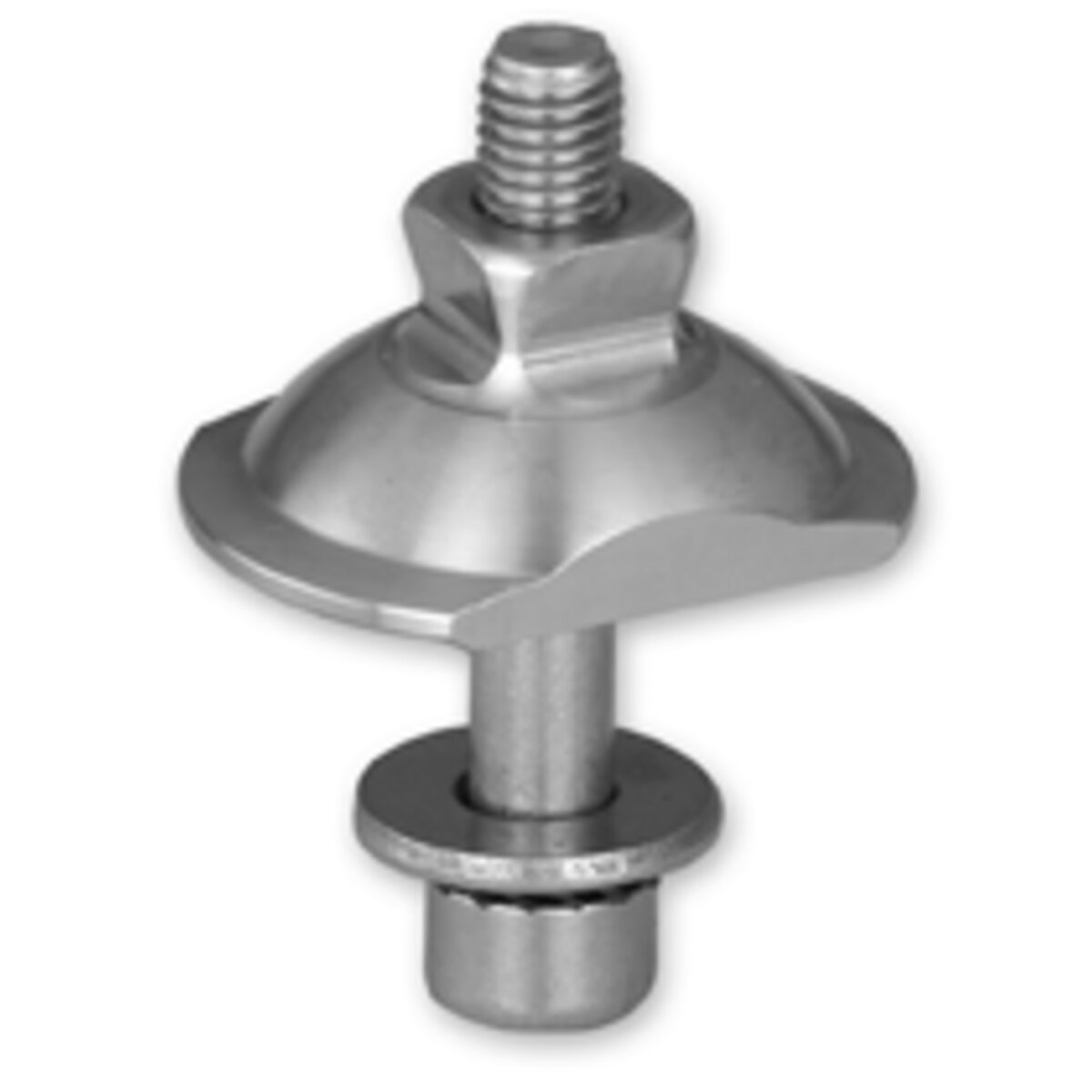 Round Foot Adapter - Titanium
