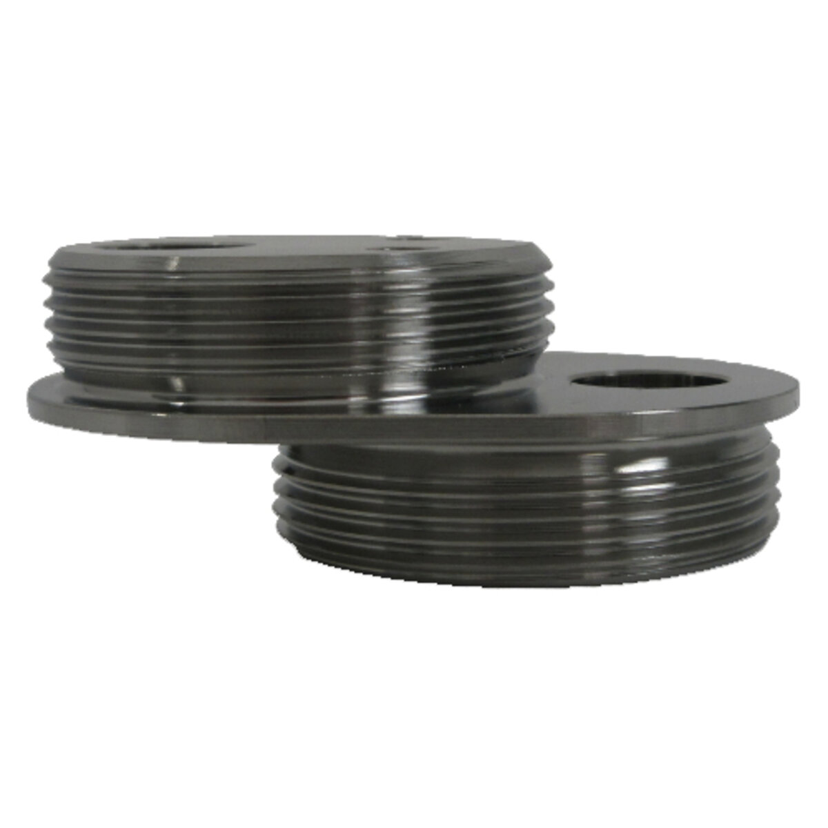 Adaptateur fileté double mâle décalé – Acier inoxydable