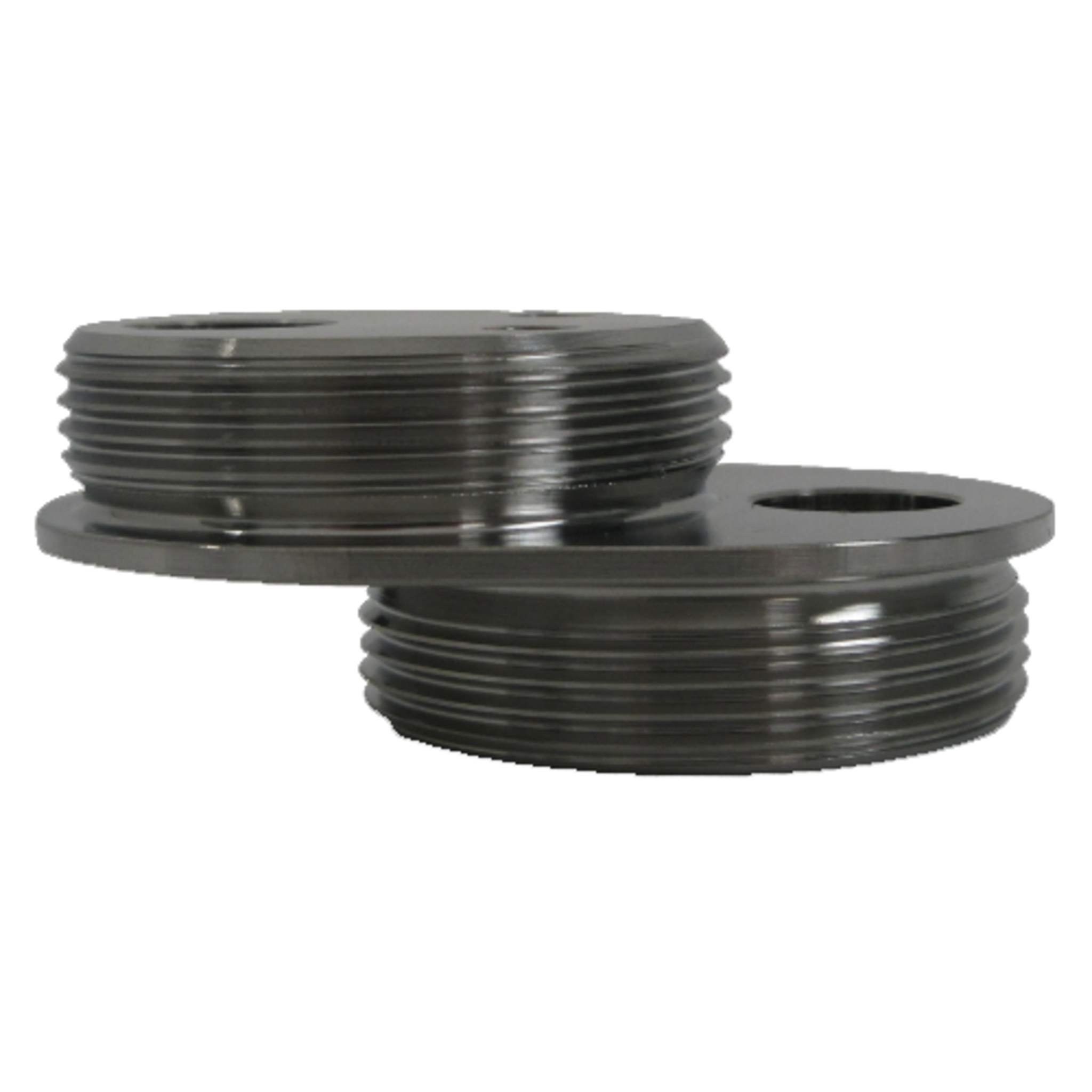 Adaptateur fileté double mâle décalé – Acier inoxydable