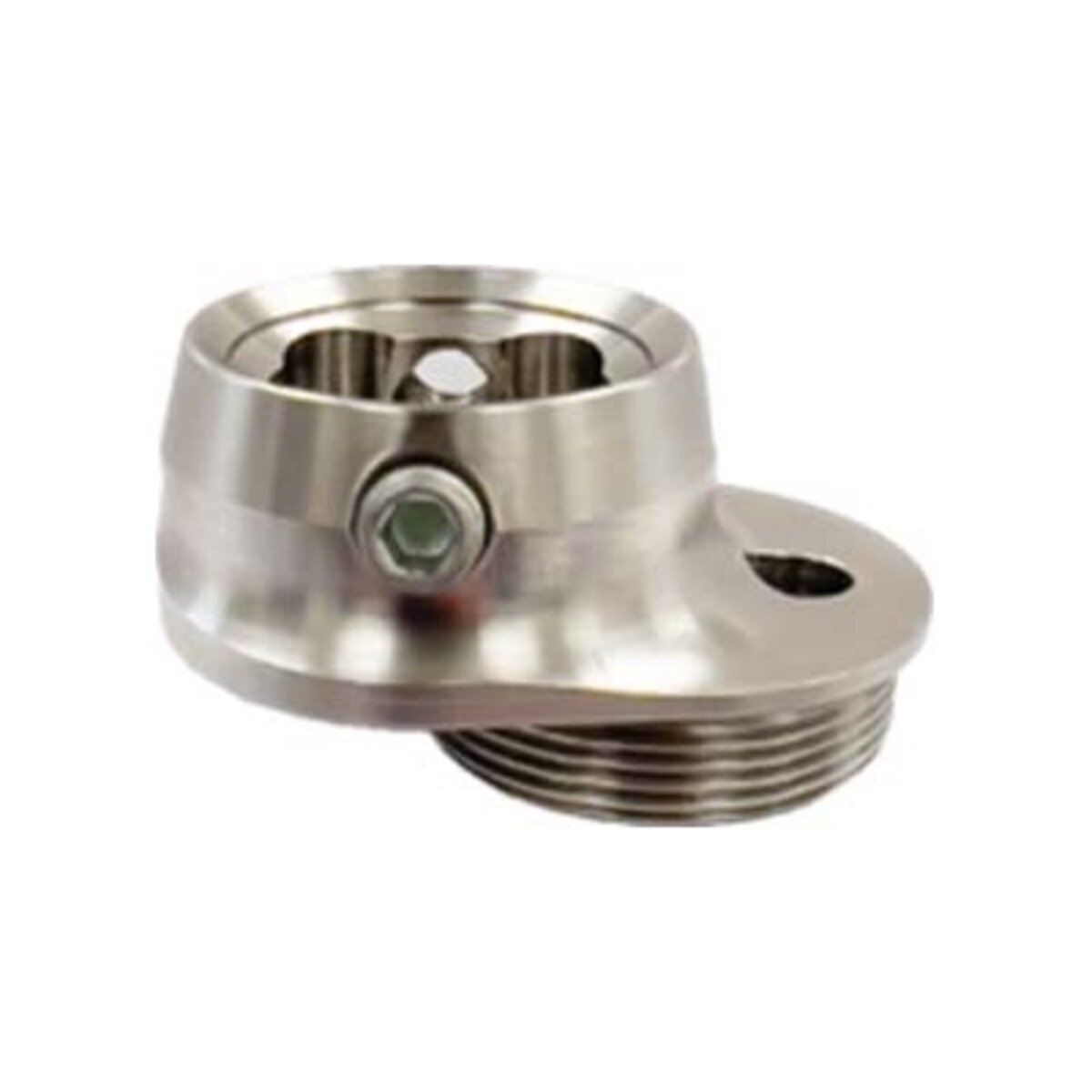 Titanium 36mm Male Thread With Pyramid Receiver, Offset