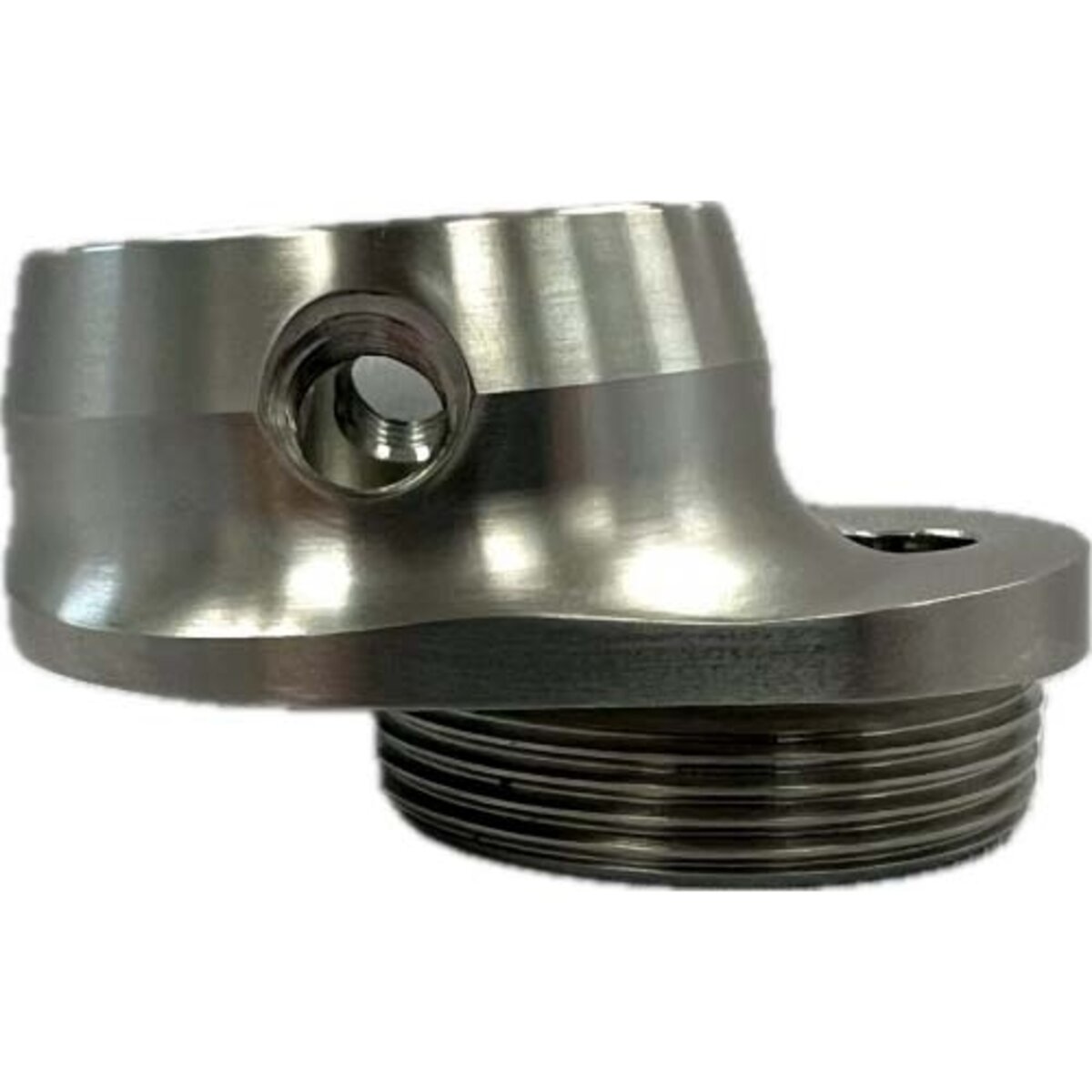 Titanium 36mm Male Thread With Pyramid Receiver, Offset, 5 Degree Angle