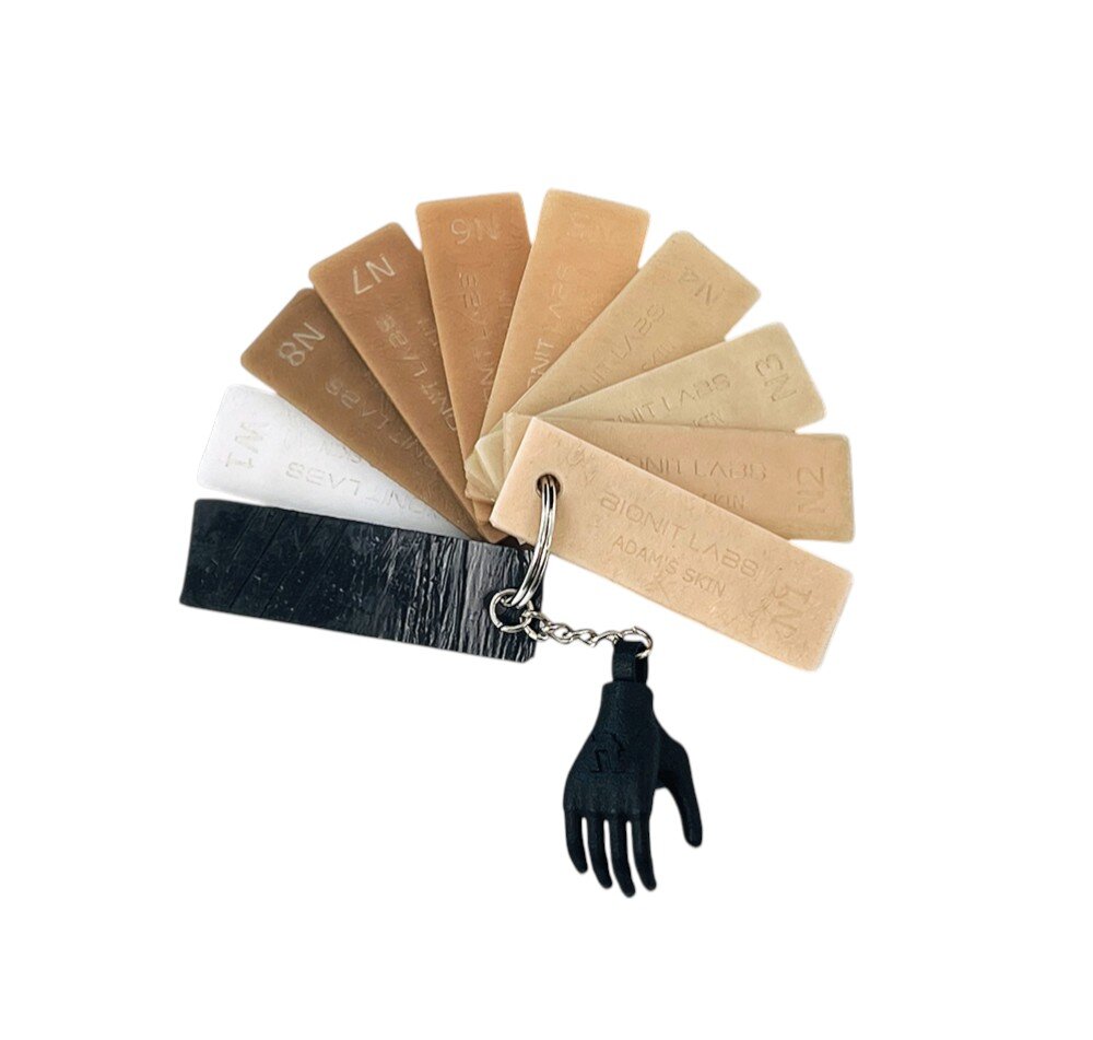 Adam's Hand Colour Swatches