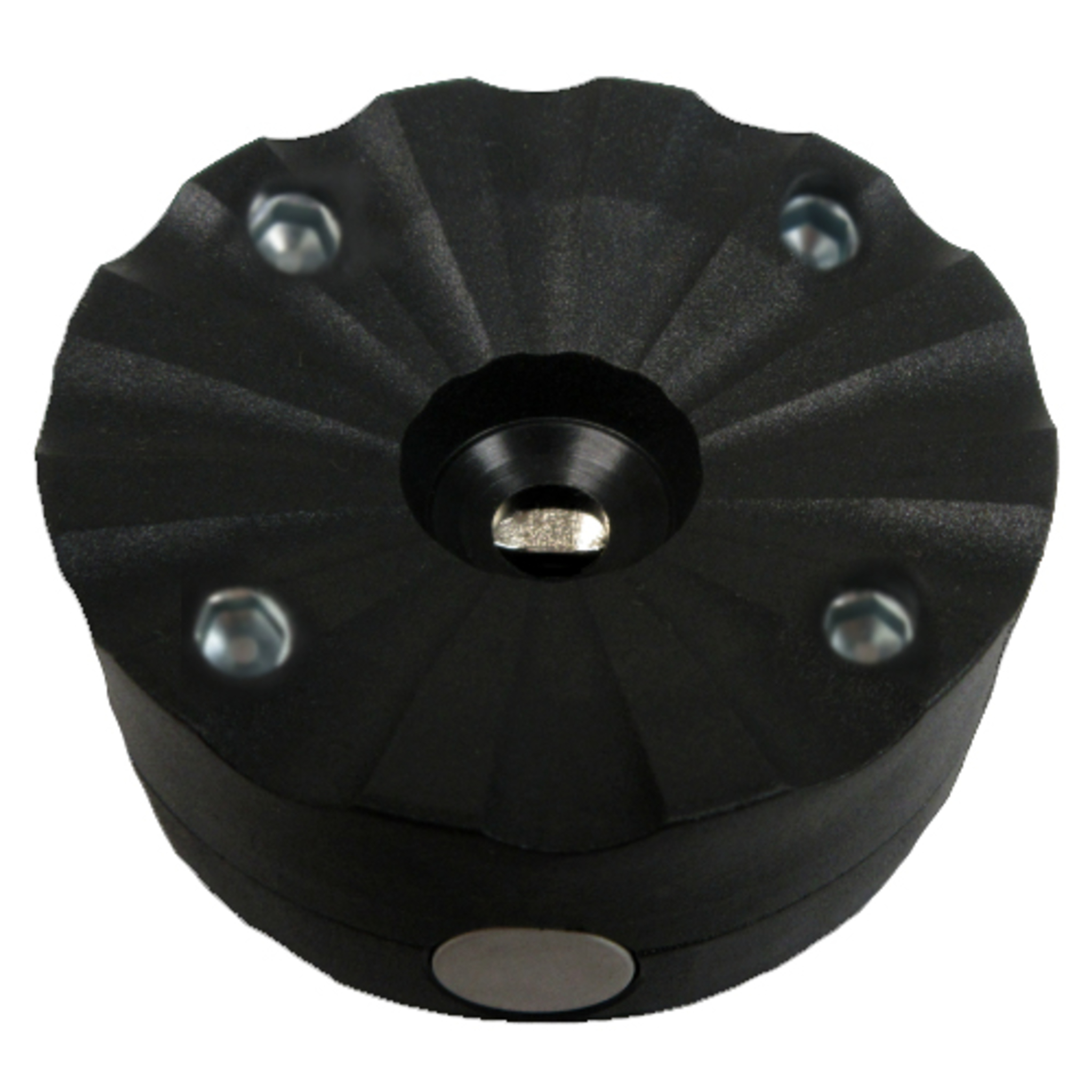 3Genesis A - verrou-poussoir à chargement par le dessus avec bouton encastré et rainures de guidage