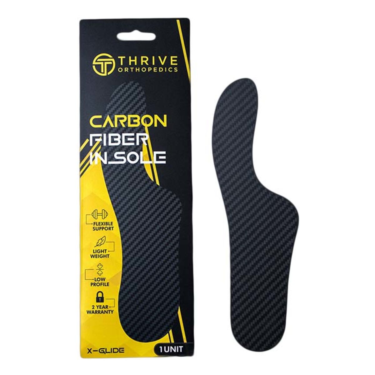 X-Glide Morton's Extension Flexible Carbon Fiber Footplates