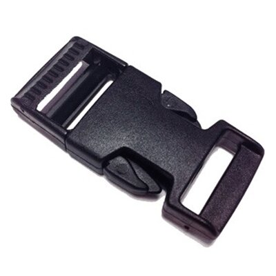 WBC 1" Black Side Release Buckle