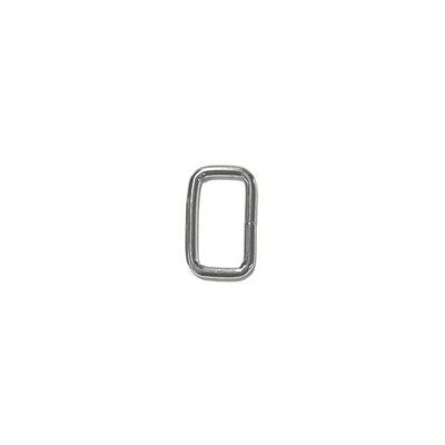 WBC Rectangular Metal Loop, Nickel Plated