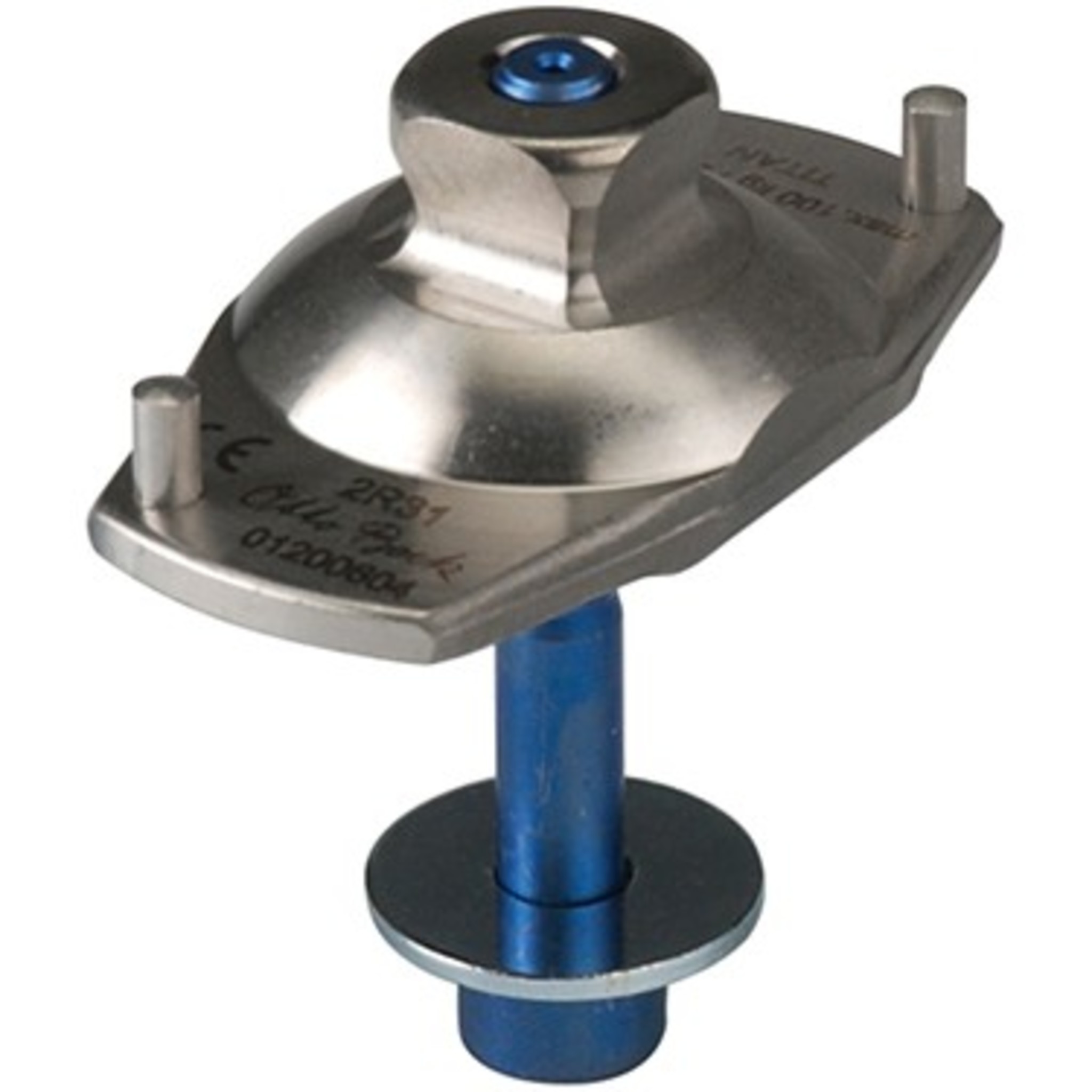 Foot Adapter with Screw Connection - Titanium