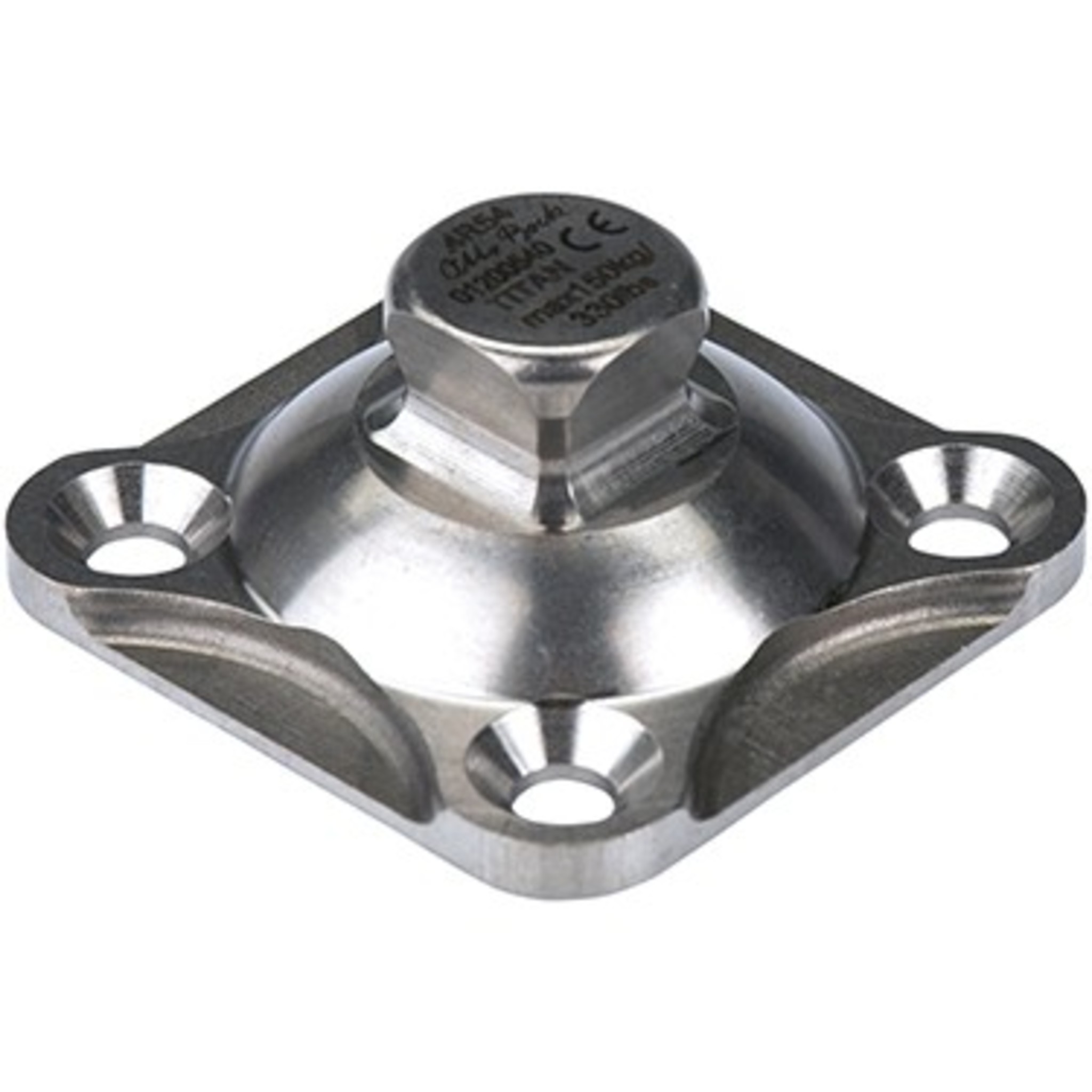 Socket Adapter with Pyramid - Titanium