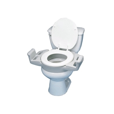 AliMed® Elevated Push-Up Toilet Seat with Armrests
