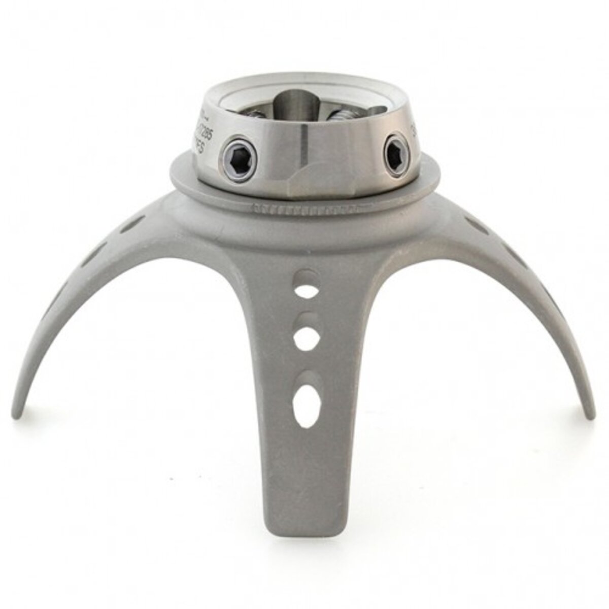 3-Prong Adapter with Female Threads and Titanium Rotating Receiver