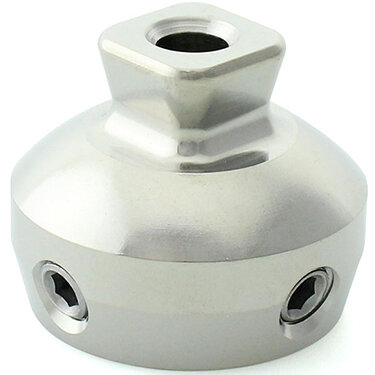 Dual Adapter Pyramid and Receiver - Titanium