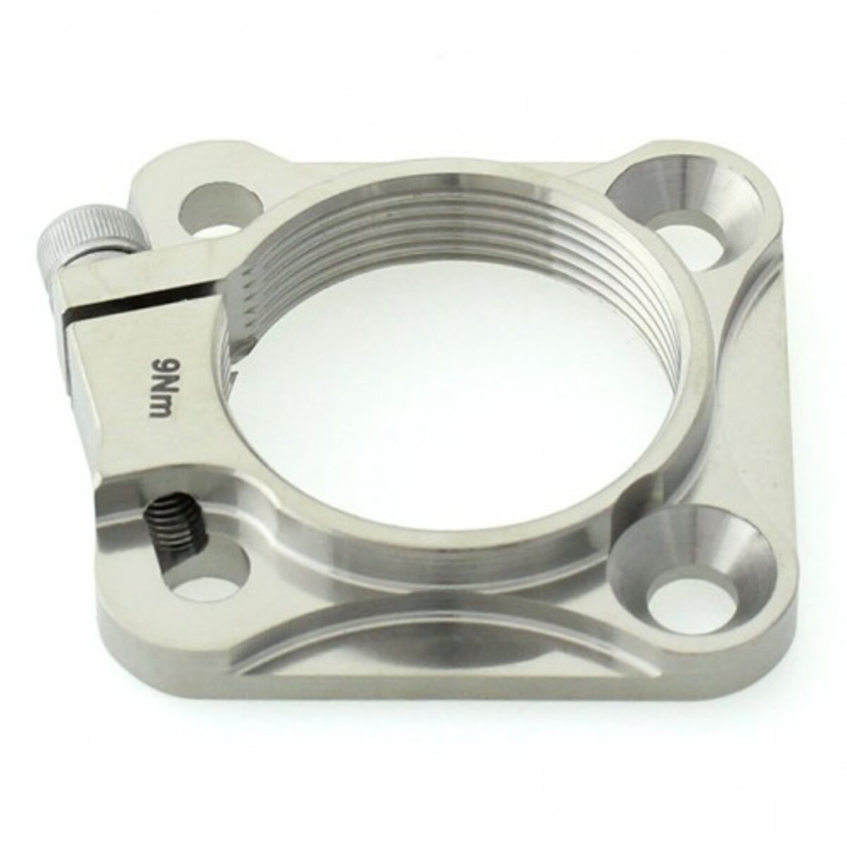 4-Hole Clamping Base with Two Through Holes - Titanium