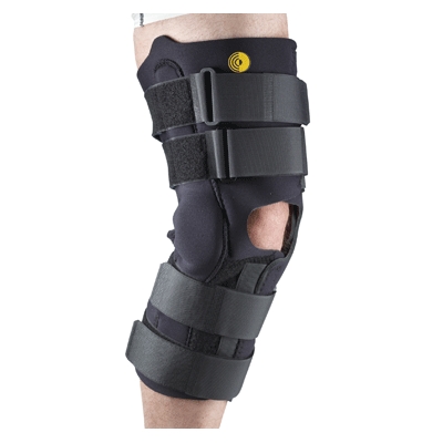 Anterior Closure Knee Wrap with ROM Hinge