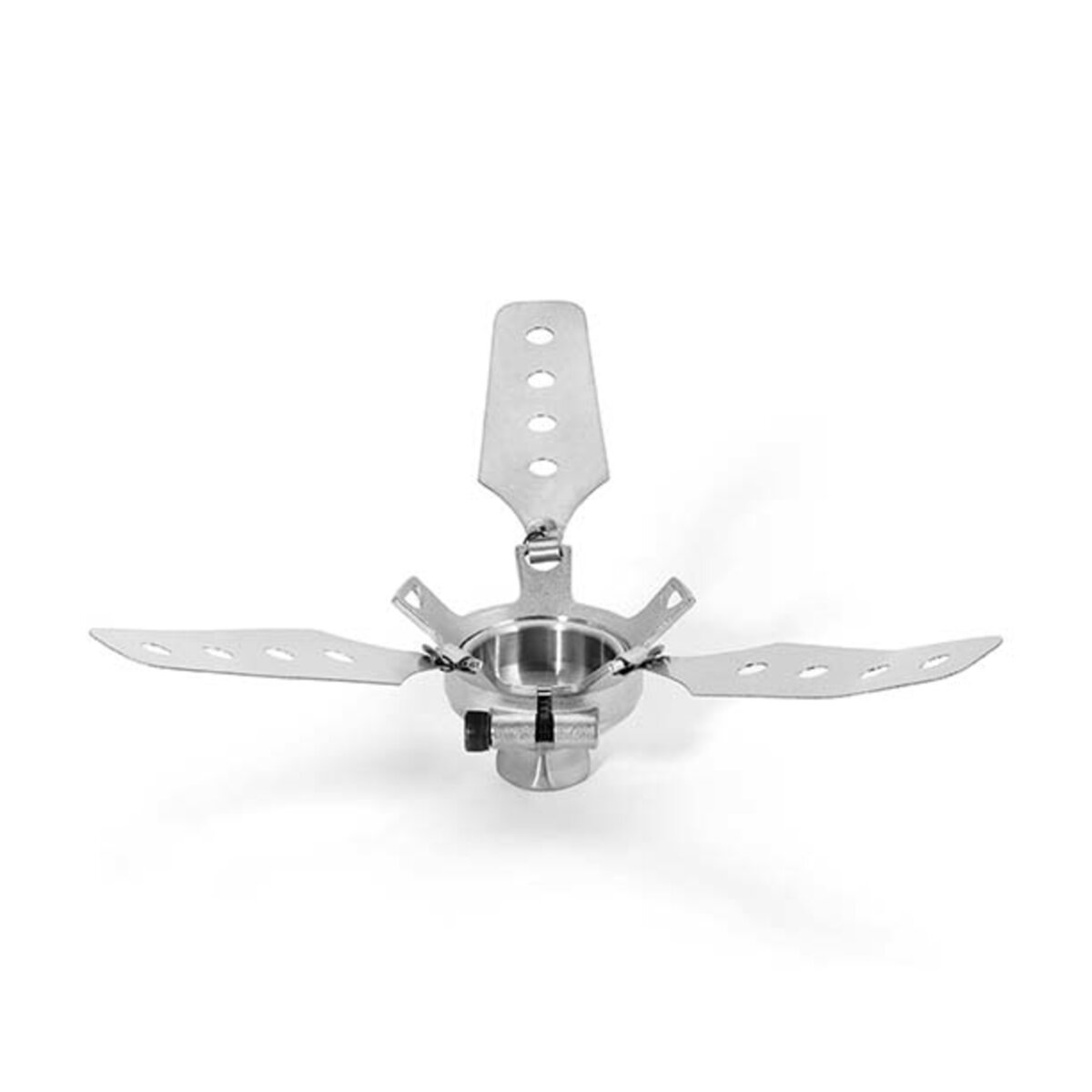 3-Prong Rotating Adapter Pyramid - Stainless Steel