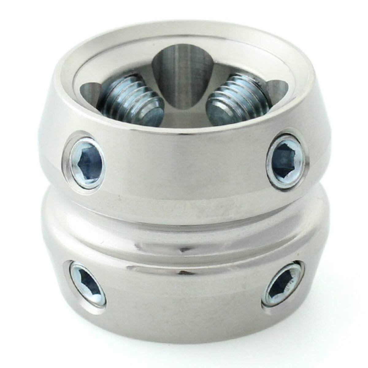 Dual Pyramid Receivers - Stainless Steel