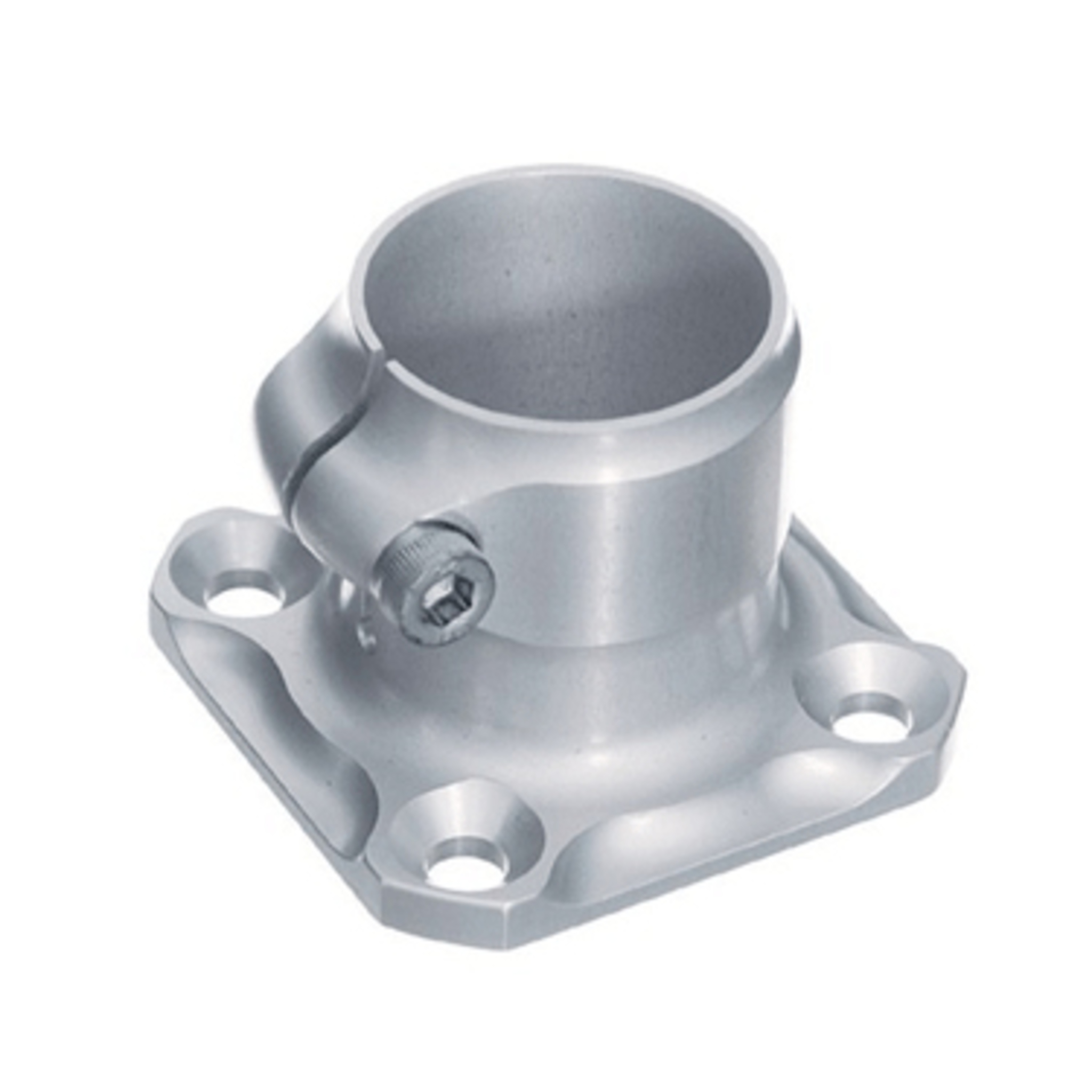 30mm 4-Hole Tube Clamp - Aluminum