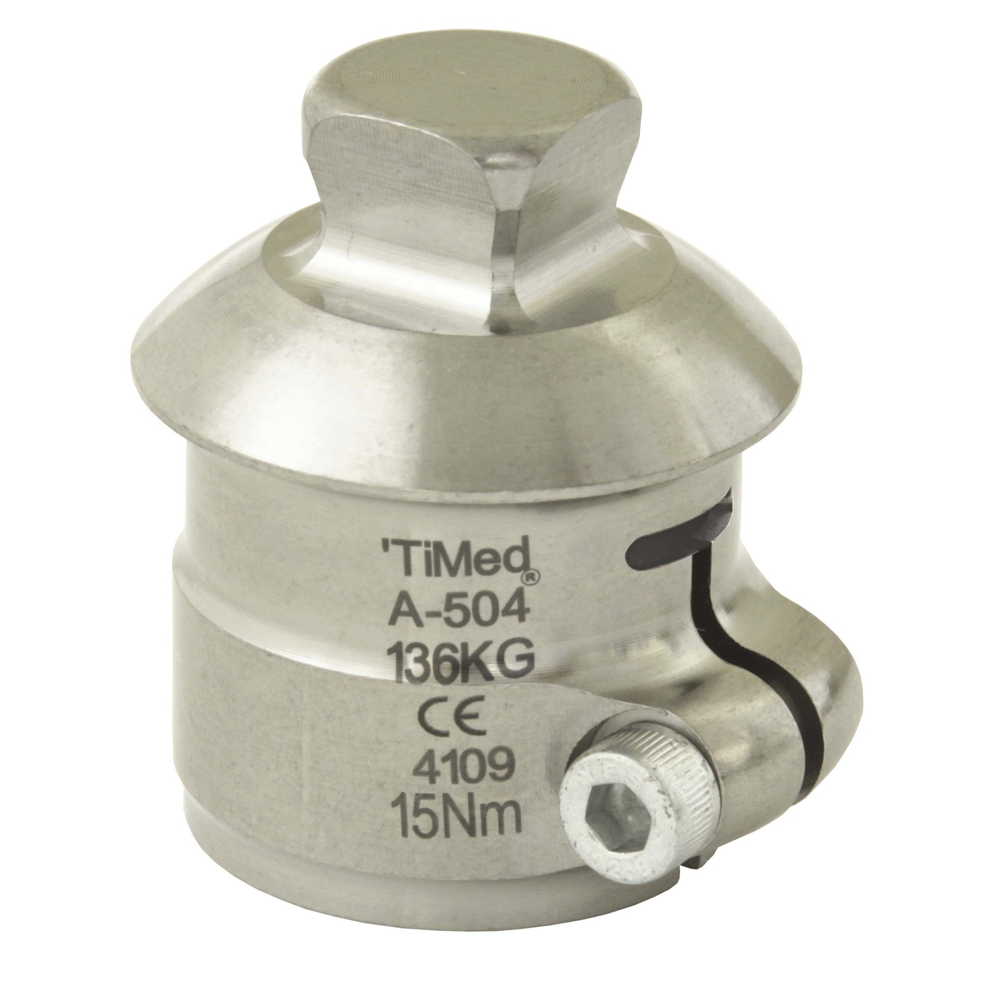 30mm Tube Clamp Adapter with Pyramid - Titanium